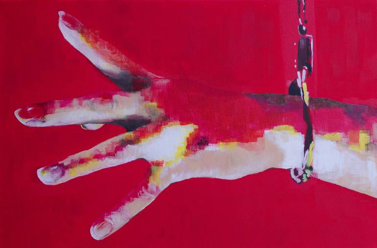 sensual-bondage-painting-by-leonard-lepadatu-saatchi-art