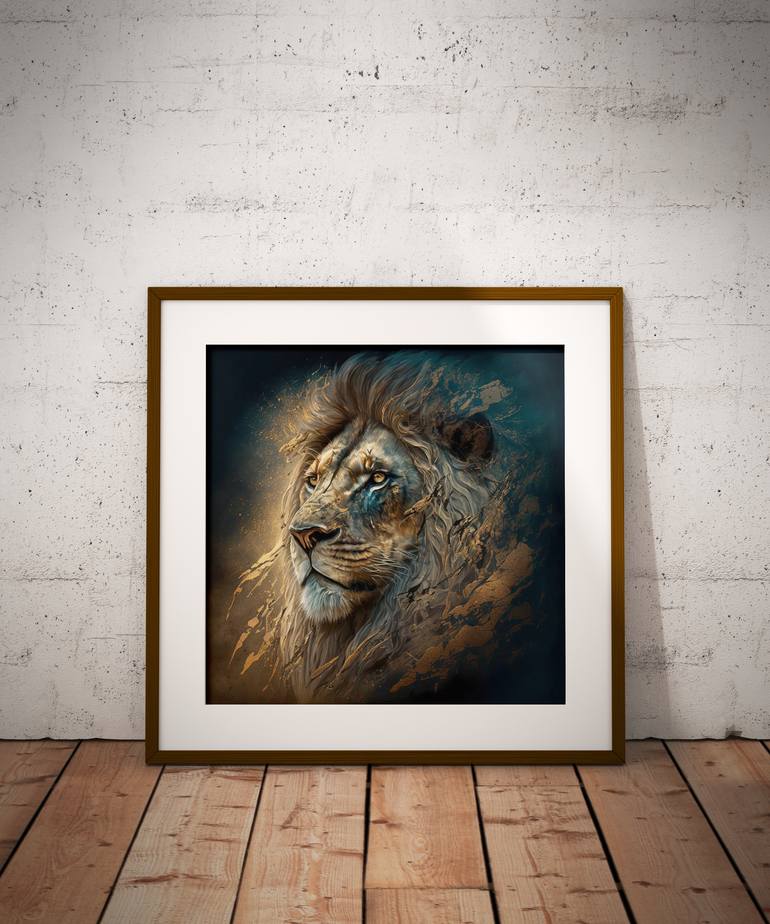 Original Abstract Animal Digital by Denis Agati