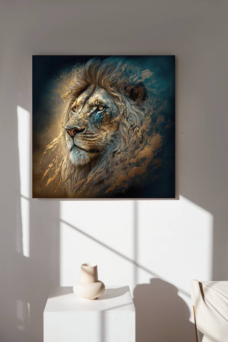 Original Abstract Animal Digital by Denis Agati