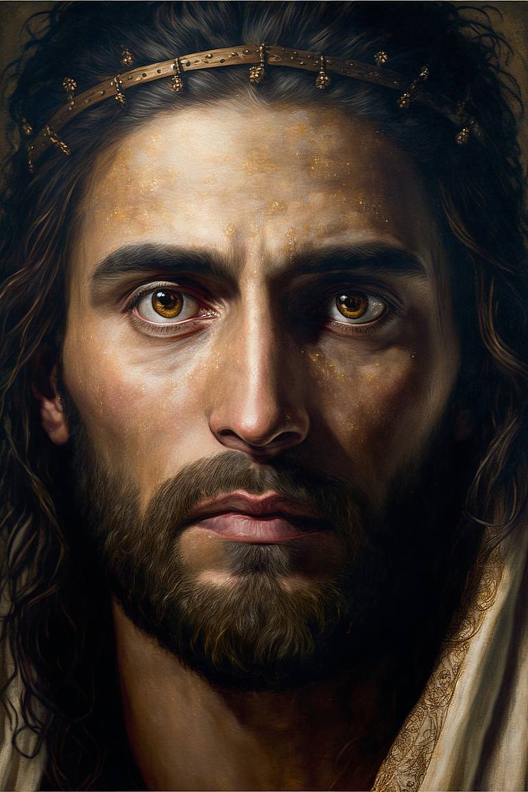 Portrait Of Jesus Christ The Son Of God Religion Concept Digital By Denis Agati Saatchi Art