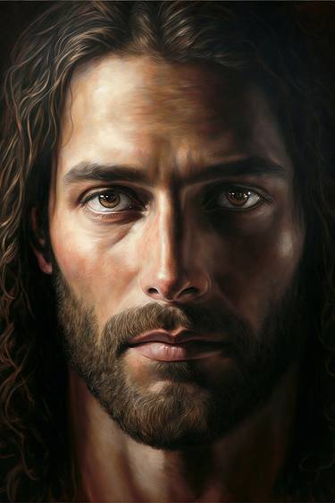 Portrait of Jesus Christ the Son of God. Religion concept. thumb