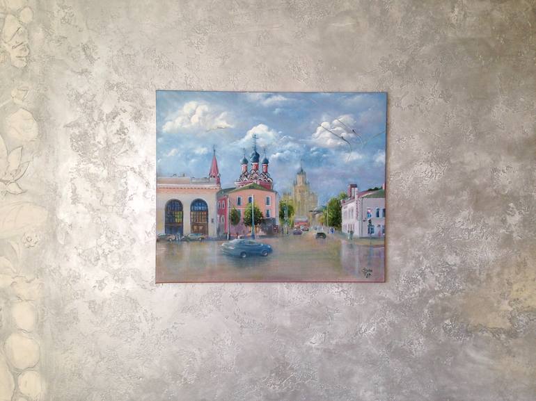 Original Impressionism Travel Painting by Edyge Turlybekov