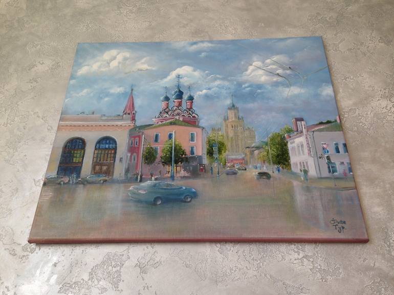 Original Impressionism Travel Painting by Edyge Turlybekov