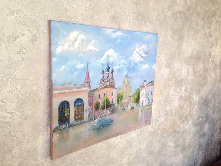 Original Impressionism Travel Painting by Edyge Turlybekov