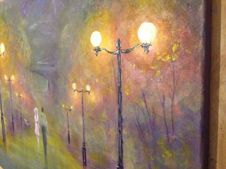 Original Impressionism Love Painting by Edyge Turlybekov