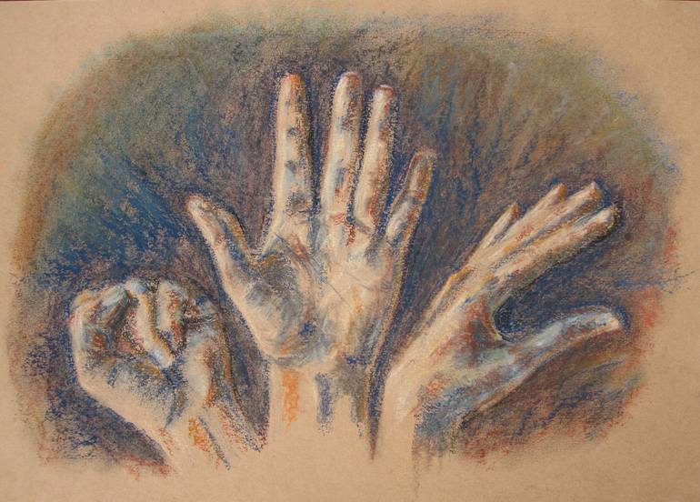 The power of gesture Drawing by Marina Znatnova | Saatchi Art