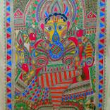 Ganesha Madhubani by ArtZolo Gallery