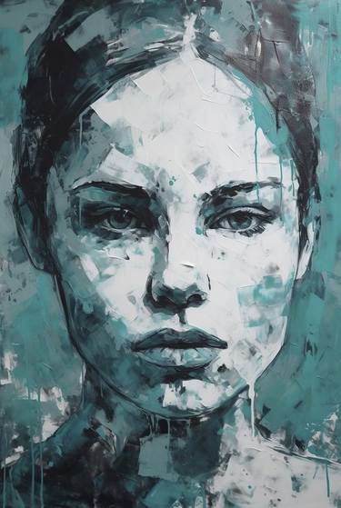 Original Abstract Women Paintings by Dmitriy Grechko