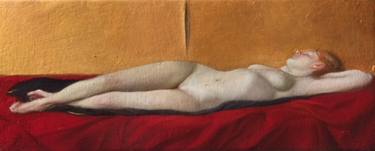 Original Figurative Nude Painting by Giovanni Tommasi Ferroni