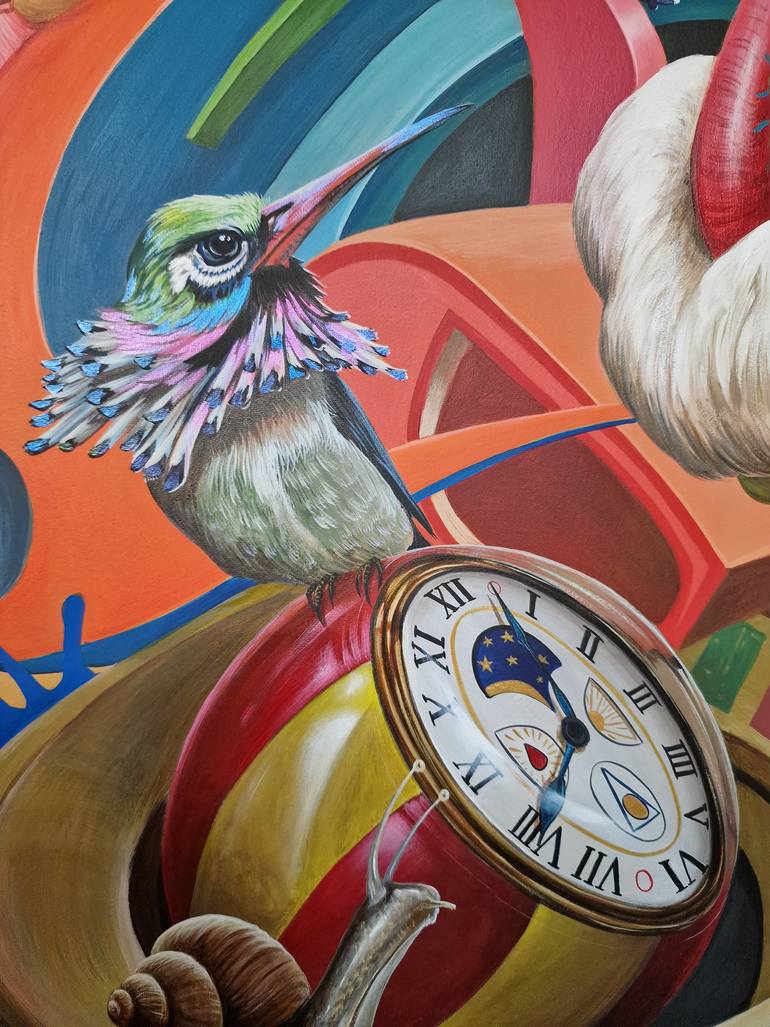 Original Surrealism Pop Culture/Celebrity Painting by Claudiu Mladin