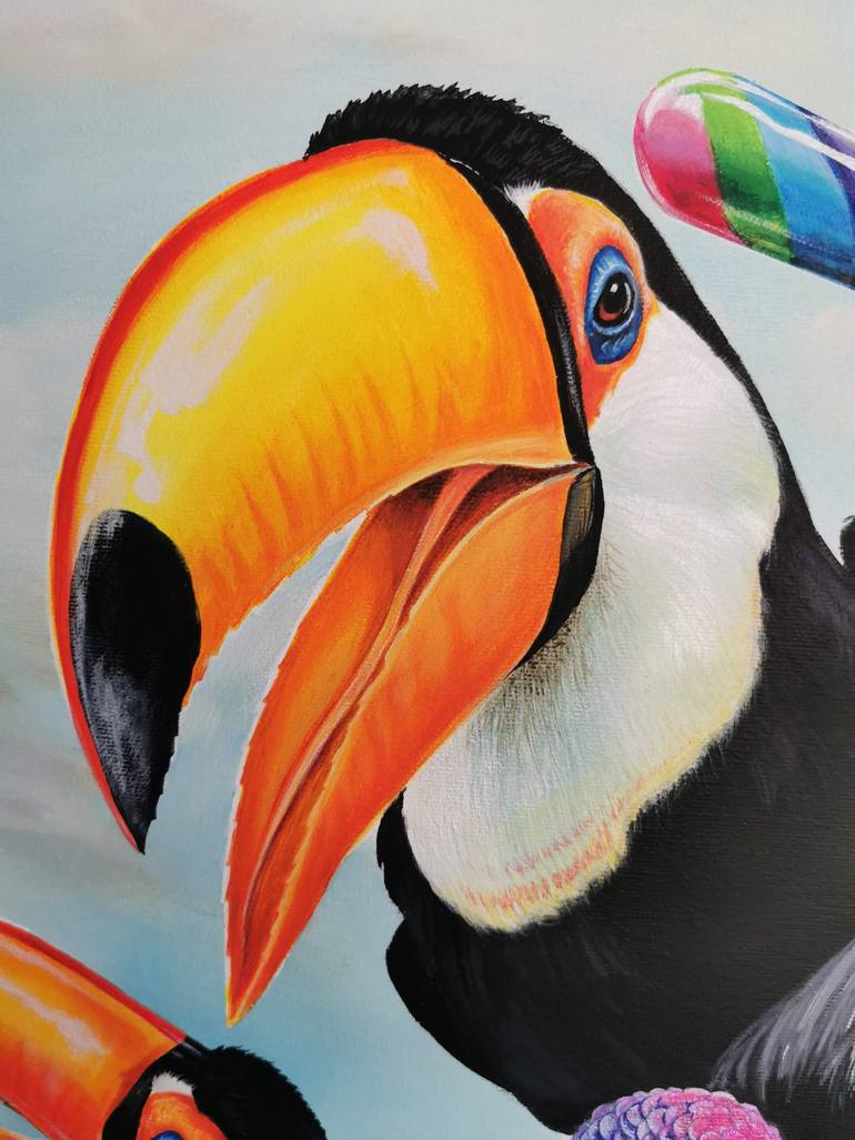 Original Figurative Pop Culture/Celebrity Painting by Claudiu Mladin