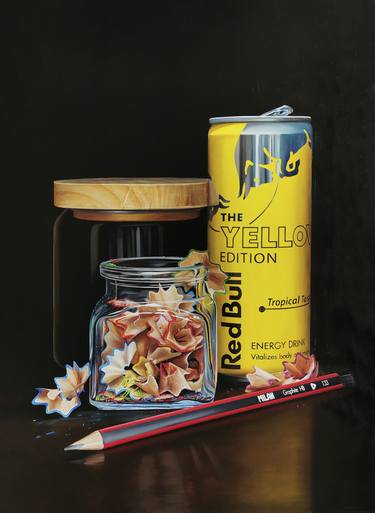 Original Photorealism Still Life Paintings by Claudiu Mladin