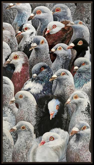 Original Fine Art Animal Paintings by Claudiu Mladin