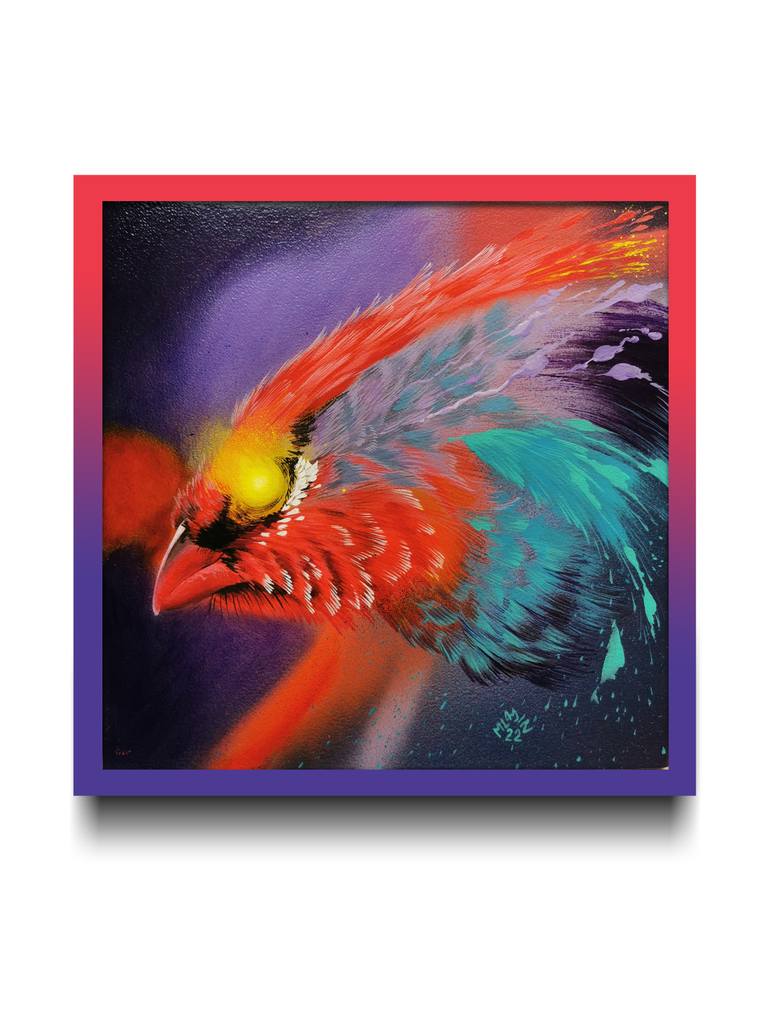 Original Street Art Pop Culture/Celebrity Painting by Claudiu Mladin