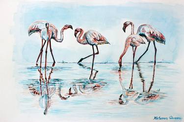 Print of Fine Art Nature Paintings by Katreen Queen