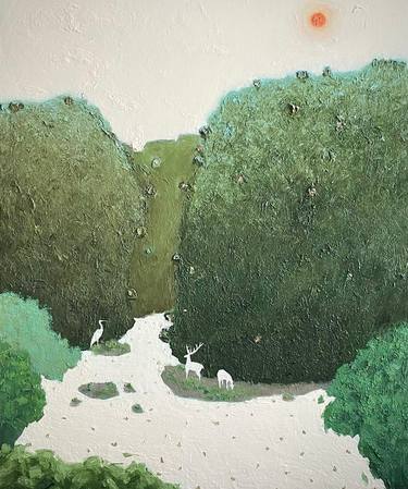 Original Expressionism Nature Paintings by Kyunghee Cho