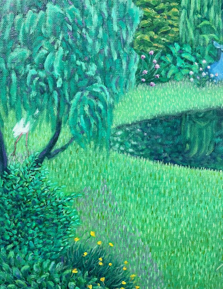 Original Contemporary Garden Painting by Kyunghee Cho