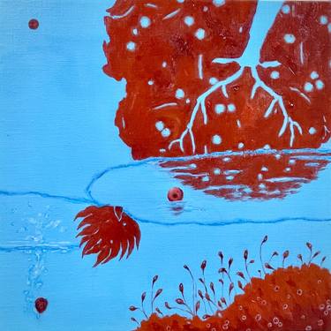 Original Abstract Expressionism Nature Paintings by Kyunghee Cho