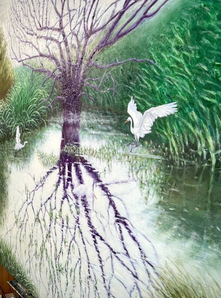 Original Contemporary Nature Painting by Kyunghee Cho