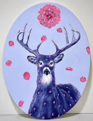 Deer with Rose thumb