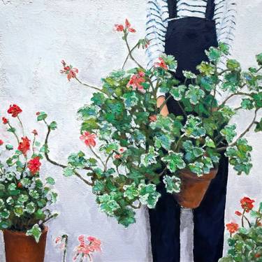 Original Garden Paintings by Kyunghee Cho