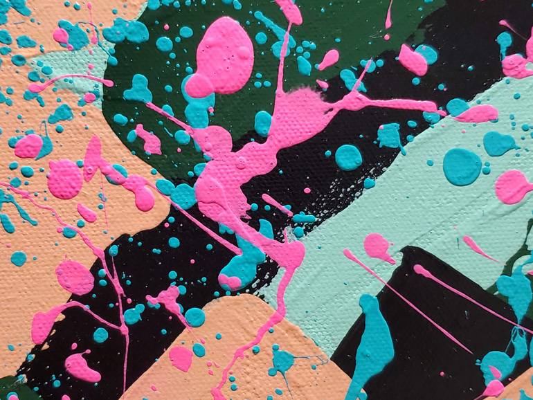 Original Street Art Abstract Painting by Christina Werkmeister