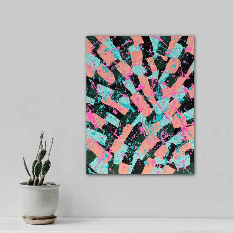 Original Street Art Abstract Painting by Christina Werkmeister