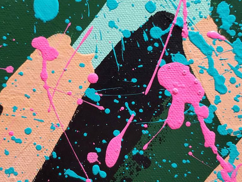 Original Street Art Abstract Painting by Christina Werkmeister