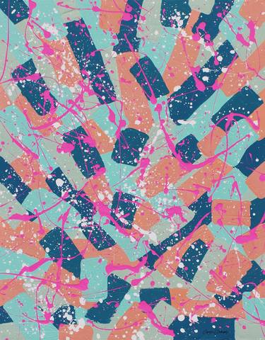Original Street Art Abstract Painting by Christina Werkmeister