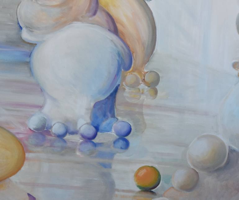 Original Abstract Fantasy Painting by Christian Cote