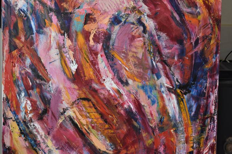 Original Abstract Expressionism Abstract Painting by Christian Cote