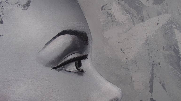 Original Art Deco Women Painting by Viktor Babak