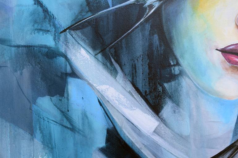 Original Abstract Women Painting by Viktor Babak