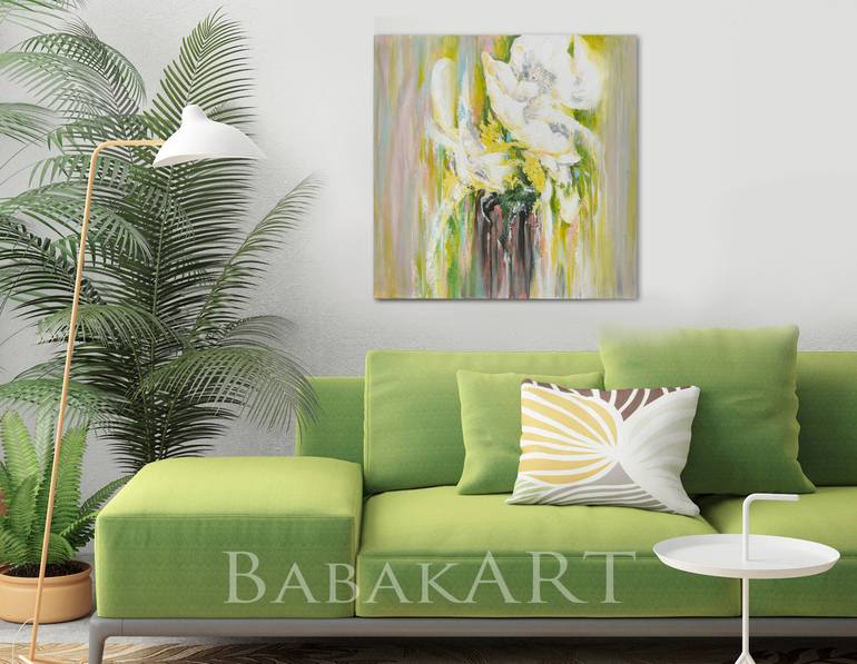 Original Art Deco Abstract Painting by Viktor Babak