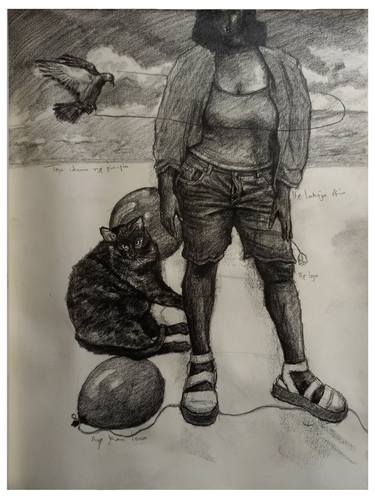 Original Conceptual People Drawings by Paul Ogunlesi