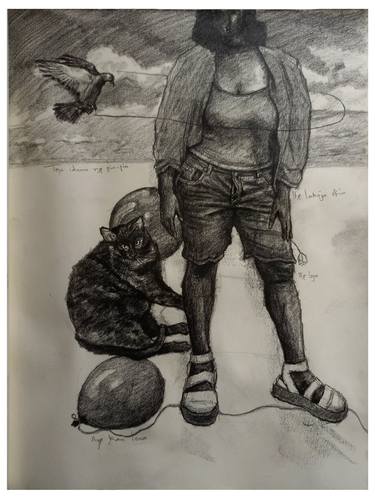 Original People Drawings by Paul Ogunlesi