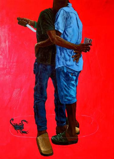 Original Conceptual People Paintings by Paul Ogunlesi