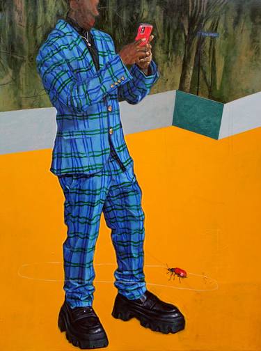 Original Portraiture Portrait Paintings by Paul Ogunlesi