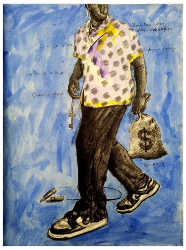 Original Conceptual Portrait Drawings by Paul Ogunlesi