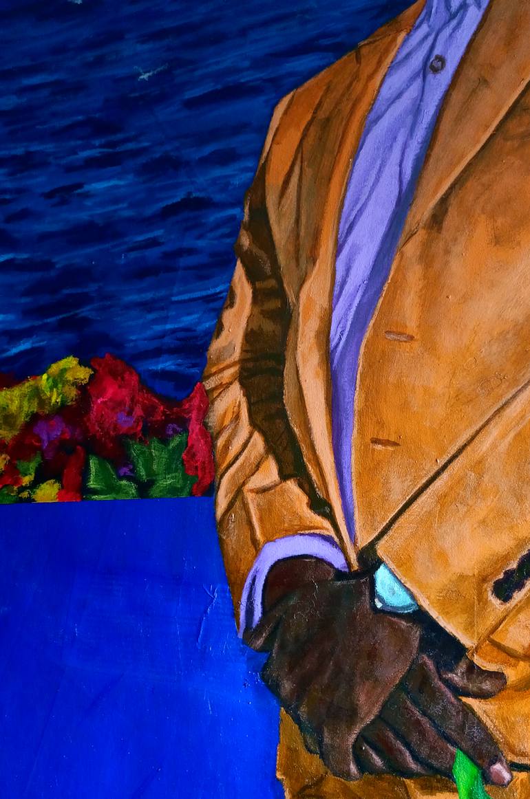 Original Conceptual People Painting by Paul Ogunlesi