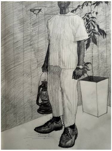 Original People Drawings by Paul Ogunlesi