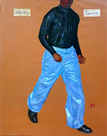 Original Realism People Paintings by Paul Ogunlesi