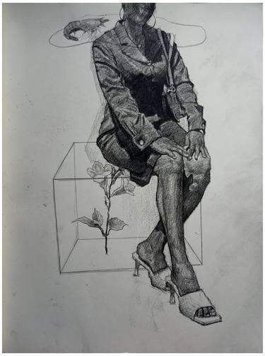 Original People Drawings by Paul Ogunlesi