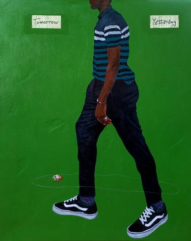 Original Conceptual People Paintings by Paul Ogunlesi