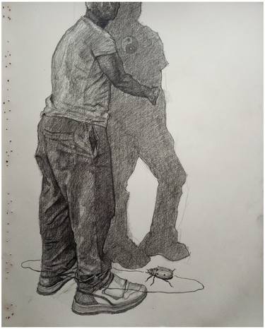 Original Conceptual People Drawings by Paul Ogunlesi