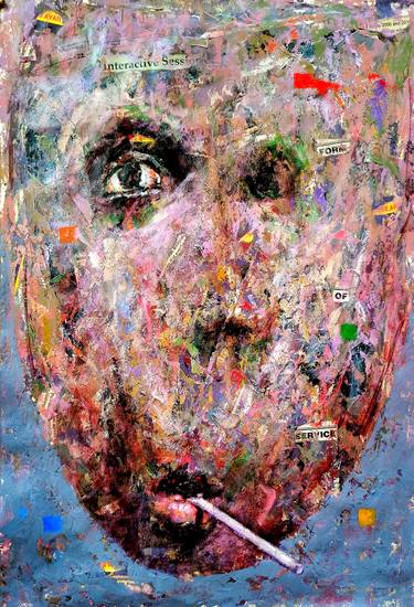 Original Abstract People Paintings by Paul Ogunlesi