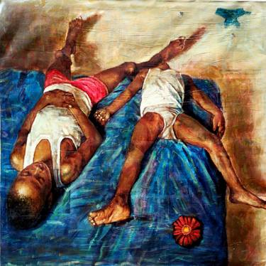 Original Conceptual People Paintings by Paul Ogunlesi