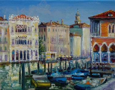 Print of Impressionism Architecture Paintings by Rovshan Nur