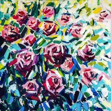 Print of Abstract Floral Paintings by Masha Potapenkova