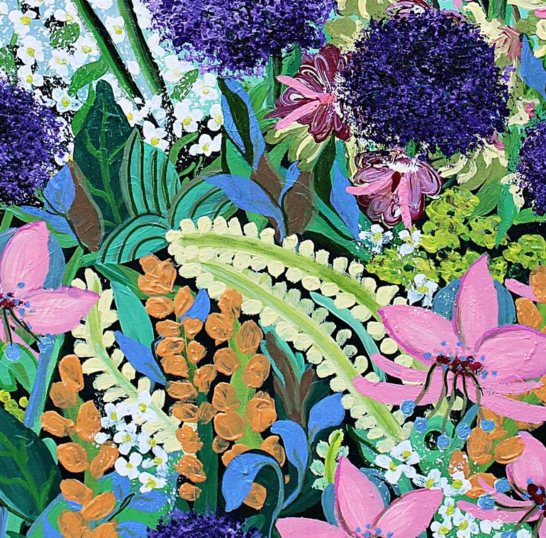 Original Contemporary Floral Painting by Marinela Puscasu